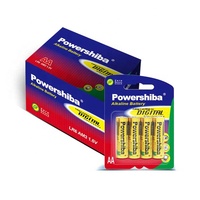 Performa Stabil Baterai Powershiba Alkaline AA LR6 1.5V untuk Peralatan Listrik, Elektronik Konsumen & Penggunaan Rumah Tangga