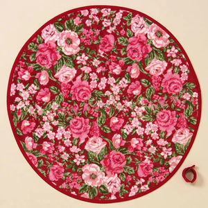 ผ้าขนหนูทรงกลมทันสมัยสำหรับผู้หญิงดีไซน์หรูหราลวดลายสวยงามวัสดุอ่อนนุ่มเนื้อสัมผัสไม่ซ้ำใคร - Product Image 5