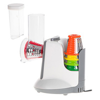 Trancheuse manuelle électrique multifonctionnelle pour légumes, mandoline, déchiqueteuse, 5 lames intérieures réglables, râpe domestique