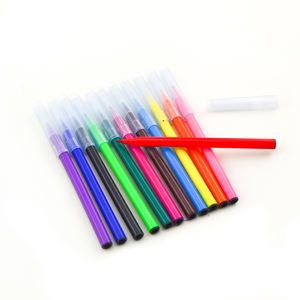 ปากกาสีน้ำแบบระบายอากาศ ราคาถูกสุด 12 สี ปากกาหัวแหลมแบบล้างออกได้ <span class=keywords><strong>สำหรับ</strong></span>เด็กวาดรูป - Product Image 4
