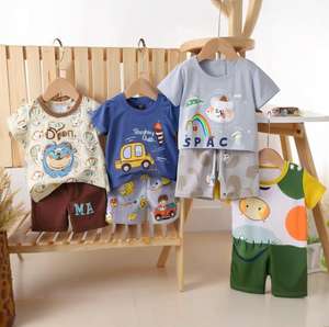 Ropa Infantil de Alta Calidad para Niños, Mezcla de Poliéster y Algodón, para Todas las Temporadas, Venta al Por Mayor - Product Image 2