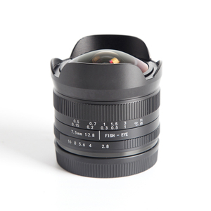 <span class=keywords><strong>Objectif</strong></span> fisheye WDF075 7,5 mm F/2,8 APS-C 180° °   <span class=keywords><strong>Objectif</strong></span> ultra grand angle à mise au point manuelle avec ouverture à 7 lames pour Sony E/M4/<span class=keywords><strong>3</strong></span>/FX/EOSM - Product Image 1