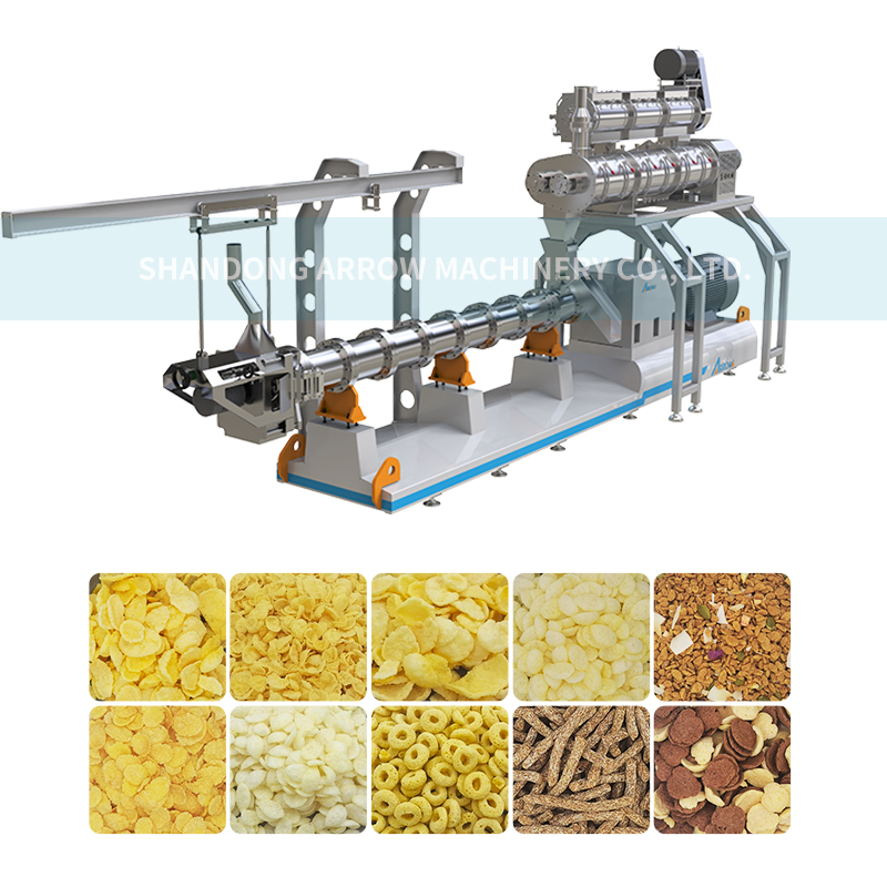 Crispy Puffed Corn Flakes Making Machine