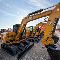 Mini-excavatrice Caterpillar 306E2 d'occasion du Japon, modèle 2024, 5,775 tonnes, avec moteur et pompe à engrenages, à vendre