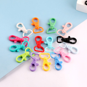 Hebilla de Plástico en Forma de D Giratoria y Colorida, Llavero, Accesorio DIY para Bolsos, Colgante para Peluches, Suministros para Fabricación de Joyas - Product Image 1