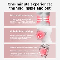 Appareil d'entraînement respiratoire pour abdominaux, renforcement des muscles du tronc, capacité pulmonaire, abdominaux six-pack et muscles du plancher pelvien