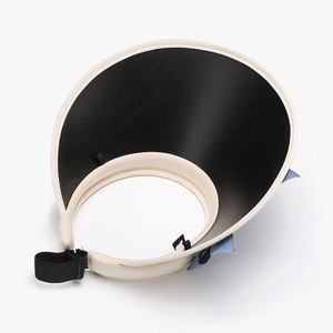 Nouveau chapeau de protection solaire pliable unisexe été Protection UV extérieur noir coton Sequin broderie personnage décontracté adultes chapeau d'équitation - Product Image 2