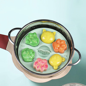 Chất lượng cao cấp thực phẩm Silicone 6 loại của DIY Baking bổ sung thực phẩm Khuôn mẫu công cụ nấu ăn - Product Image 6