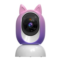 Caméra laser transfrontalière pour animaux de compagnie, compagnon à distance, reconnaissance IA, suivi automatique, surveillance rotative