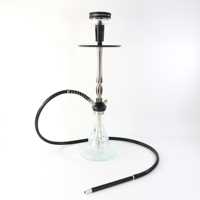 Ensemble complet de luxe original Quasar Raas2 : Têtes de chicha en silicone et verre, bols à chicha en métal et cristal, accessoires pour fumer