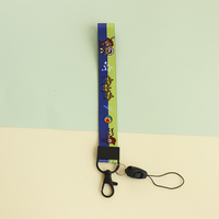 Cordon de téléphone personnalisé avec logo imprimé, sangle de poignet réglable, cordon mignon