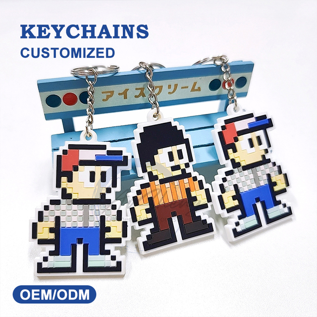 Novelty Design Funny Stress Reliever Toy for Adults Party Gift Bag Charm Collection Soft PVC Rubber Keychain