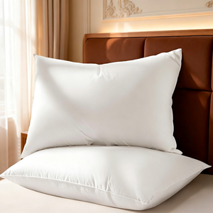 Luxury Feather Down <strong>Throw</strong> Pillow Inserts 26x26 Set of 2, Soft <strong>Cushion</strong> for Sofa Bed with Cotton Cover - Product Image 2