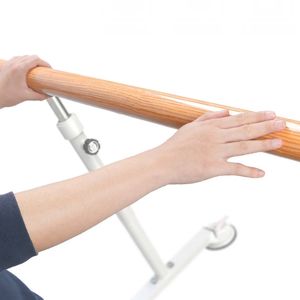 Pôle de pression de jambe réglable en bois, salle de sport, <span class=keywords><strong>barre</strong></span> de danse <span class=keywords><strong>Portable</strong></span> - Product Image 3