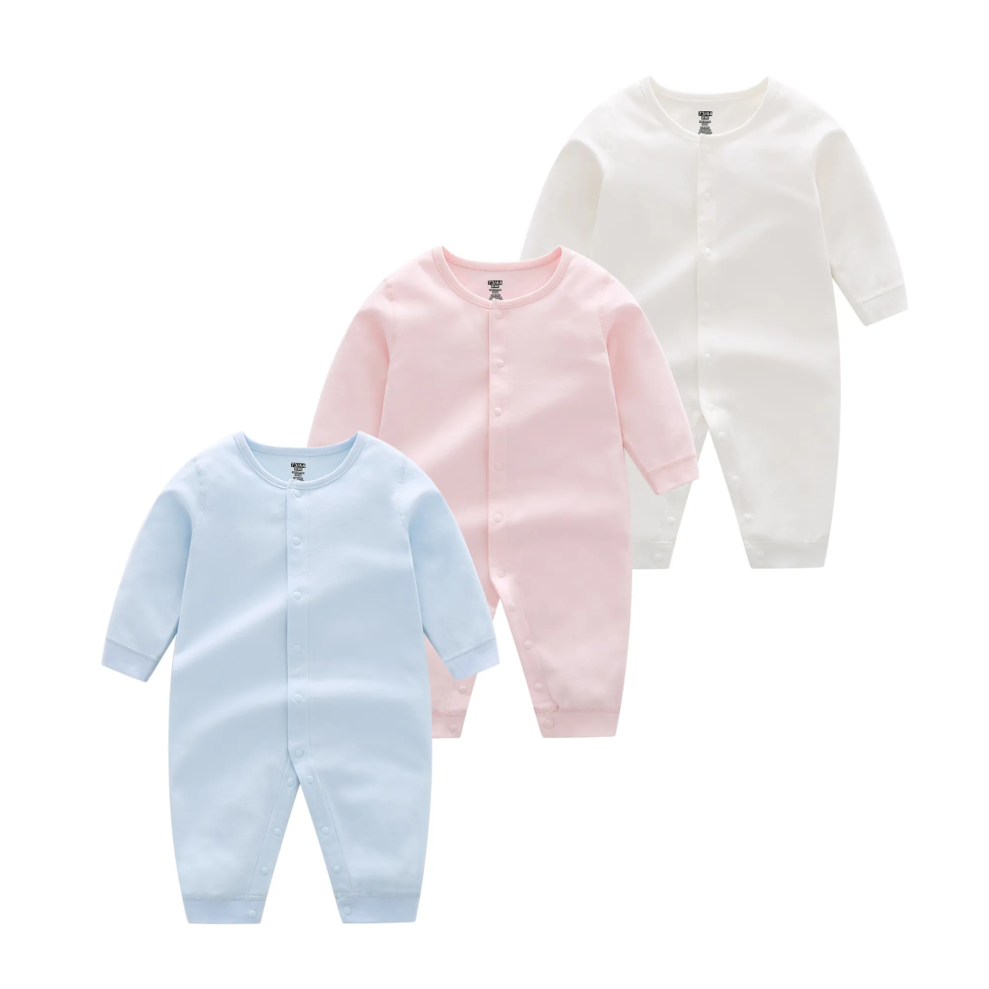 2022 Kids Autumn Winter Warm Clothing Velvet Baby Jumpsuit Boys Girls Baby Clothes With Angle Swing