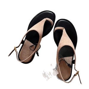 Chanclas <span class=keywords><strong>planas</strong></span> romanas retro, zapatos <span class=keywords><strong>para</strong></span> exteriores, <span class=keywords><strong>sandalias</strong></span> <span class=keywords><strong>de</strong></span> cuero con punta dividida con clip en forma <span class=keywords><strong>de</strong></span> V <span class=keywords><strong>para</strong></span> <span class=keywords><strong>mujer</strong></span> - Product Image 6
