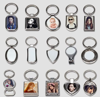 Llavero Metálico para Sublimación, Regalos Personalizados con Diseño Personalizable para Impresión por Transferencia de Calor