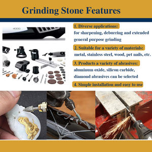 Disque de ponçage et de polissage REZZ meule montée en oxyde d'<span class=keywords><strong>aluminium</strong></span> outil rotatif meules pour <span class=keywords><strong>Dremel</strong></span> - Product Image 6