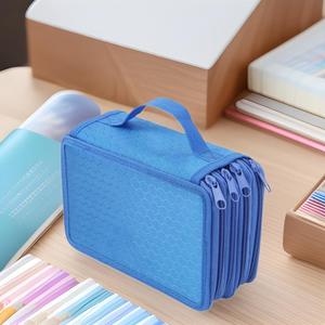 <span class=keywords><strong>Trousse</strong></span> à crayons en toile personnalisée <span class=keywords><strong>de</strong></span> haute qualité à 4 couches Boîte à crayons <span class=keywords><strong>de</strong></span> couleurs avec poignées Sacs à crayons <span class=keywords><strong>de</strong></span> grande capacité pour fournitures d'art scolaire - Product Image 6