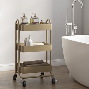 Carrito de Almacenamiento Rodante de 3 Niveles Eaho, Carrito de Cocina Portátil con Ruedas y Estantes - Product Image 1
