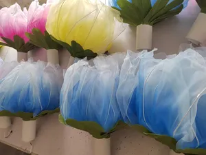 Flores de decoração para decoração de flores, abertura e fechamento, cenário de eventos de decoração de casamento, flores dinâmicas