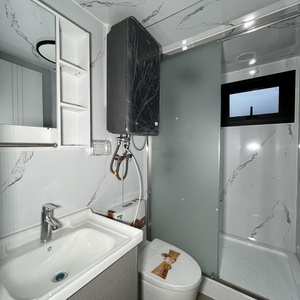 Afneembare Uitbreidbare Container Huis Geprefabriceerde Draagbare Huis Kleine Villa Met <span class=keywords><strong>3</strong></span> Slaapkamer En Binnenplaats - Product Image 6