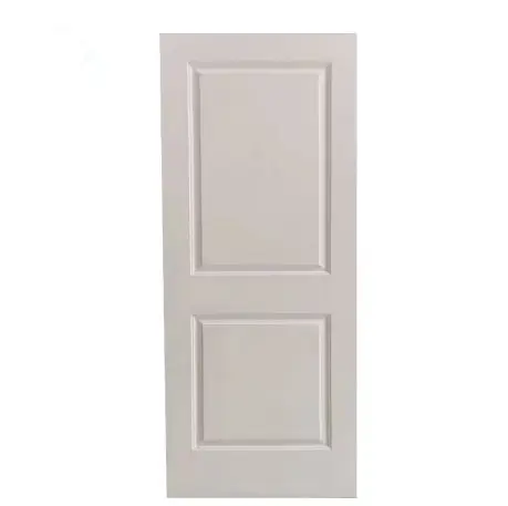 design modern interior bedroom wooden door 2 panel shaker style door White Primed Interior Slab Doors