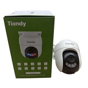 Caméra CCTV Tiandy en stock, utilisable à domicile, portée IR jusqu'à 50m, Wi-Fi intégré, haut-parleur et micro intégrés, caméra PT TD-H653K - Product Image 1