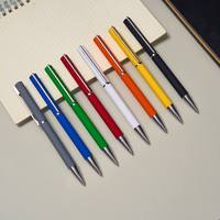 Bolígrafo de metal con punta fina, escritura suave, duradero, para uso diario en la oficina y la escuela