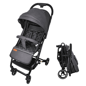 Poussette bébé pliante portable légère Landau nouveau-né adapté aux voyages avec design pliable - Product Image 4