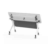 Meubles de bureau modulaires pour salle de conférence, bureau de formation pliable avec roulettes