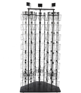 ชั้นวางของในซูเปอร์มาร์เก็ตสำหรับงานหนักที่วางซีดีดีวีดีแบบหมุนได้ลวดโลหะสำหรับใส่หนังสือการ์ตูนที่วางโชว์การ์ดอวยพร - Product Image 2