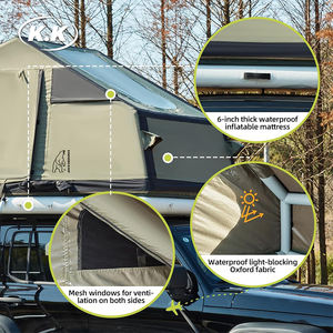 Kawagebo Kamp (KK) 7.2' X 5.3' Gonflable 3.5 ㎡   Tente de toit multifonctionnelle pour SUV en tissu extensible - Product Image 2