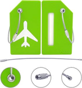 Quickly Spot Silicone Luggage Identifier <b>Tags</b>, Travel Essentials Accessories <b>Name</b> <b>Tags</b> for Backpacks, Suitcases, Baggage - Product Image 4