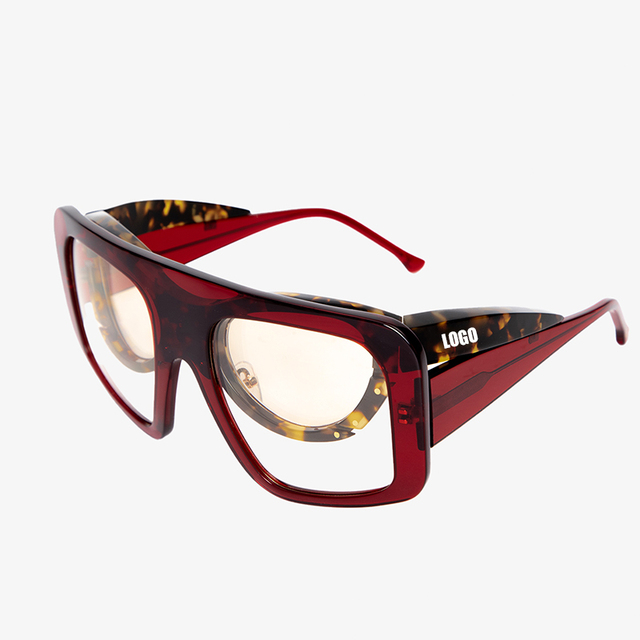 LMA 2025 Trending Brand Fashion Oversized Double Eyewear Women Handmade Polarized UV400 Lens Acetate Men High Quality Sunglasses