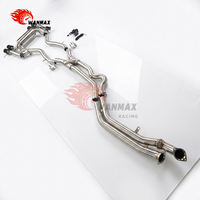 Système d'échappement Catback Valvetronic Z Pipe pour BMW G80 M3 S58 3.0T en acier inoxydable avec embouts quadruples