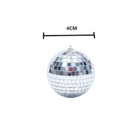 Boule à miroir gonflable disco, 10cm 20cm 30cm 40cm 50cm 60cm 70cm 80cm 90cm 10cm, couleur argent, vert, rose, or, offre spéciale