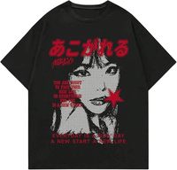 T-shirt unisexe en coton de haute qualité, vintage, délavé à l'acide, séchage rapide, respirant, Ideaku, vêtements d'été, T-shirt pour homme Eric