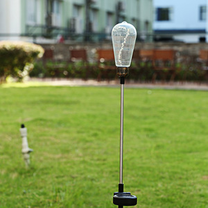 Lámpara Solar de Jardín con Estaca, Bombilla LED, Resistente al Agua, Portátil, Alimentada por Energía Solar, Decoración para Patio - Product Image 4