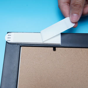 Bandes suspendues amovibles pour photos Cintres suspendus sans dommages sans outils Tenture murale Living 12 paires <span class=keywords><strong>d</strong></span>'adhésifs - Product Image 2