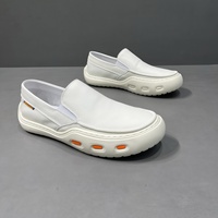 Nouvelle Collection 2026 – Mocassins Rétro Homme en Cuir Véritable à Bout Épais, Respirants, Légers et Confortables, Style Business Décontracté Blanc