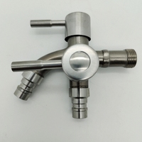 Vente en gros de robinets multifonctionnels pour machine à laver par les fabricants robinets un sur deux à double usage ouverture rapide pour laveuse