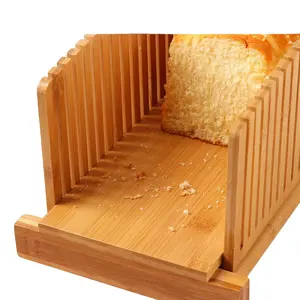 Kiss Core Premium Bamboo Bread Slicer for Homemade Bread