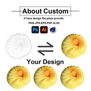 ของเล่นบีบลดความเครียดรูปเกี๊ยวซ่าทำจากโฟม PU นุ่มมาก ขายดี - Product Image 5