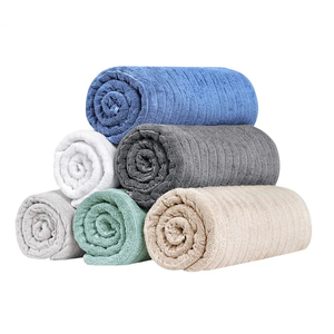 <span class=keywords><strong>Linge</strong></span> <span class=keywords><strong>de</strong></span> <span class=keywords><strong>bain</strong></span> pour hôtel et maison, ensembles <span class=keywords><strong>de</strong></span> serviettes <span class=keywords><strong>de</strong></span> luxe 100% coton, serviettes <span class=keywords><strong>de</strong></span> toilette côtelées, prix abordable - Product Image 1