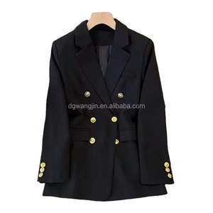 <span class=keywords><strong>Chaqueta</strong></span> de Oficina de Manga Larga de Color Sólido para <span class=keywords><strong>Mujer</strong></span>, <span class=keywords><strong>Talla</strong></span> <span class=keywords><strong>Grande</strong></span>, Conjunto de <span class=keywords><strong>Traje</strong></span> Mini para Negocios - Product Image 3