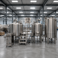 Cuve de brassage de bière d'occasion Cassman 1000L/1500L, équipement de microbrasserie avec garantie de 2 ans, tension réglable, prix compétitif