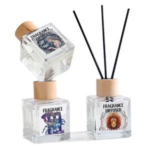 Difusor de Aromas para el Hogar, Serie de 12 Aromaterapias, 100 ml, Botella Decorativa de Vidrio, Juego de Difusores de Aroma con Varillas - Product Image 4