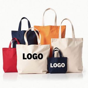 Custom Logo Size Printed Promotional Eco Friendly Reusable Designer Cloth <b>Canvas</b> Shopping Tote Bag Custom Color Cotton Beach Bag - Product Image 1