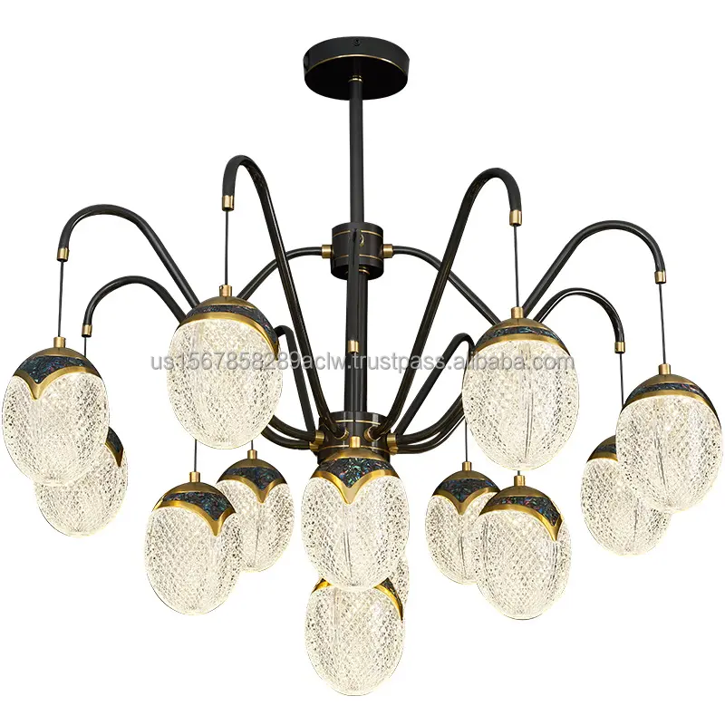 Toplights For home Luxury lights For home chandelier light customize Quartz lamp crystal lamp Fitting Quartz lamp